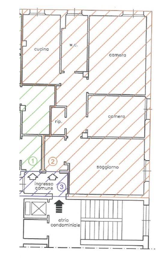 Immagine 31 di Appartamento in vendita  in VIA MARTIRI DI SCALVAIA 5 a Siena