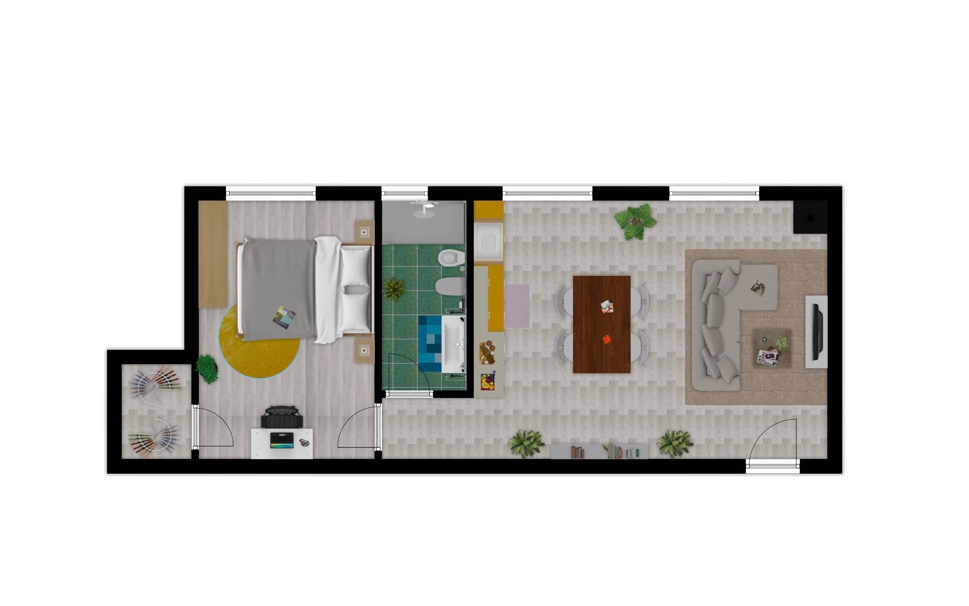 Immagine 33 di Appartamento in vendita  in strada del ruffolo 93 a Siena