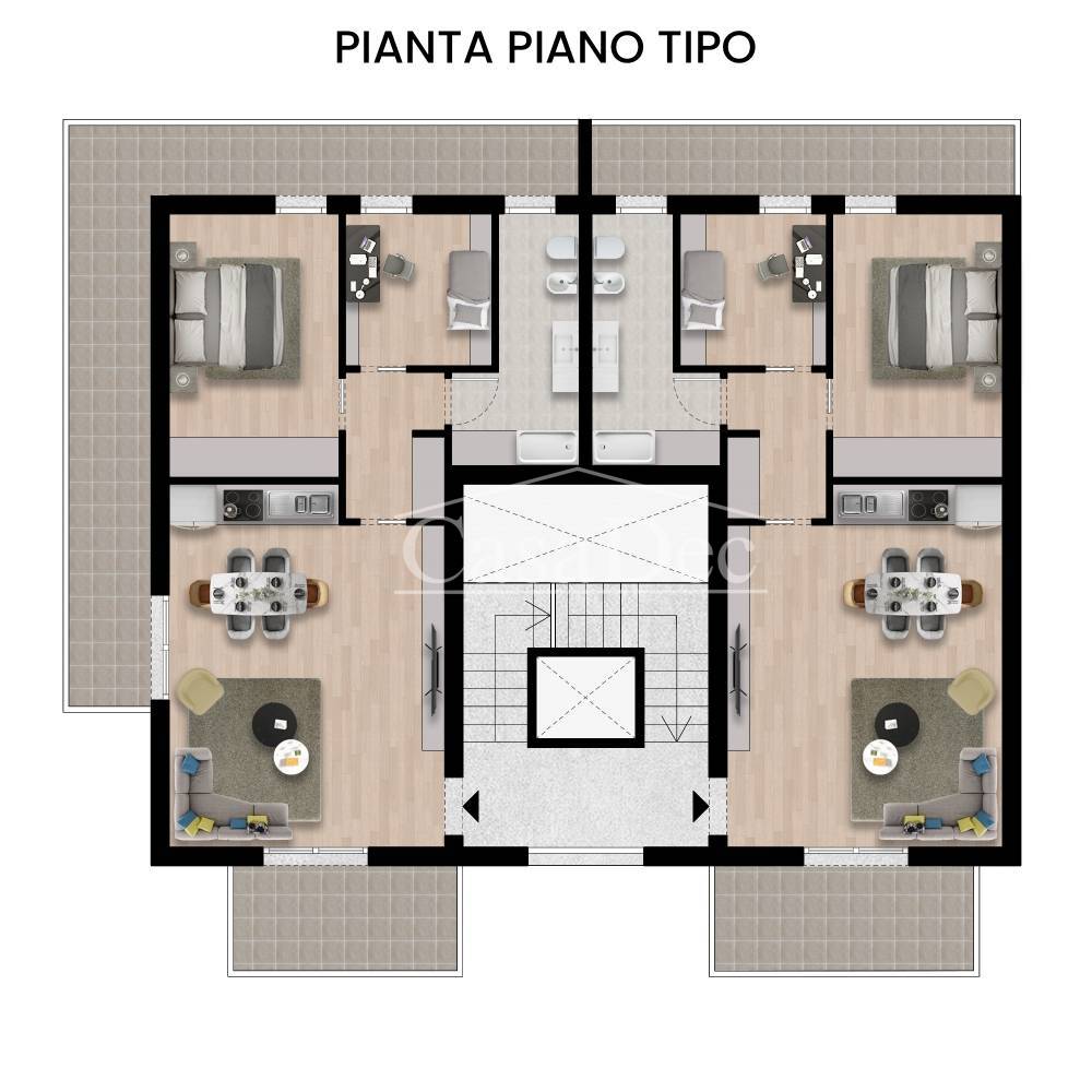 Immagine 13 di Appartamento in vendita  in Via G.B. Basile a Parete