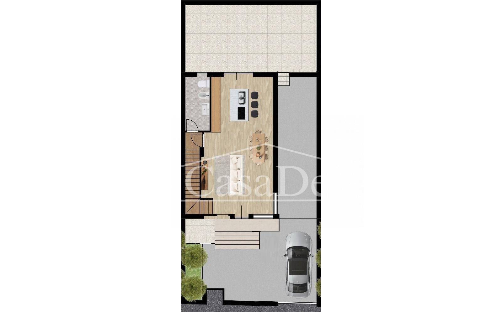 Immagine 21 di Villetta a schiera in vendita  in Via Nilde Iotti a Parete