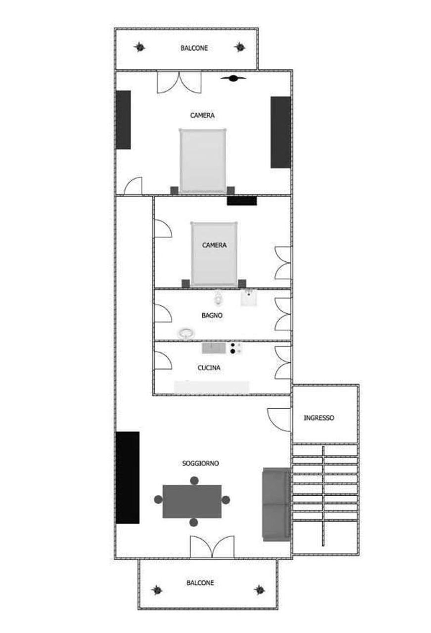 Immagine 17 di Appartamento in vendita  in Passo del Broccon a Comacchio