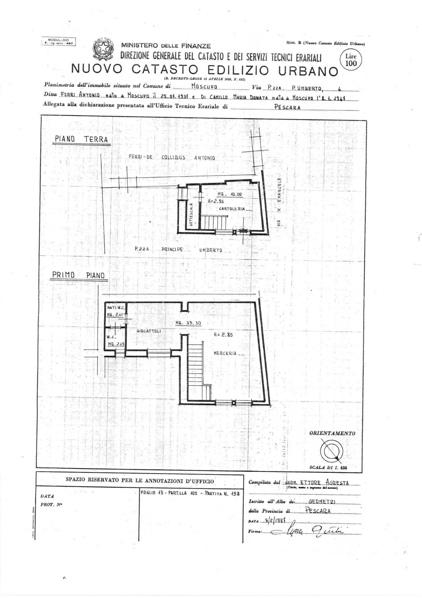 Immagine 19 di Locale commerciale in vendita  in Piazza Umberto I a Brittoli