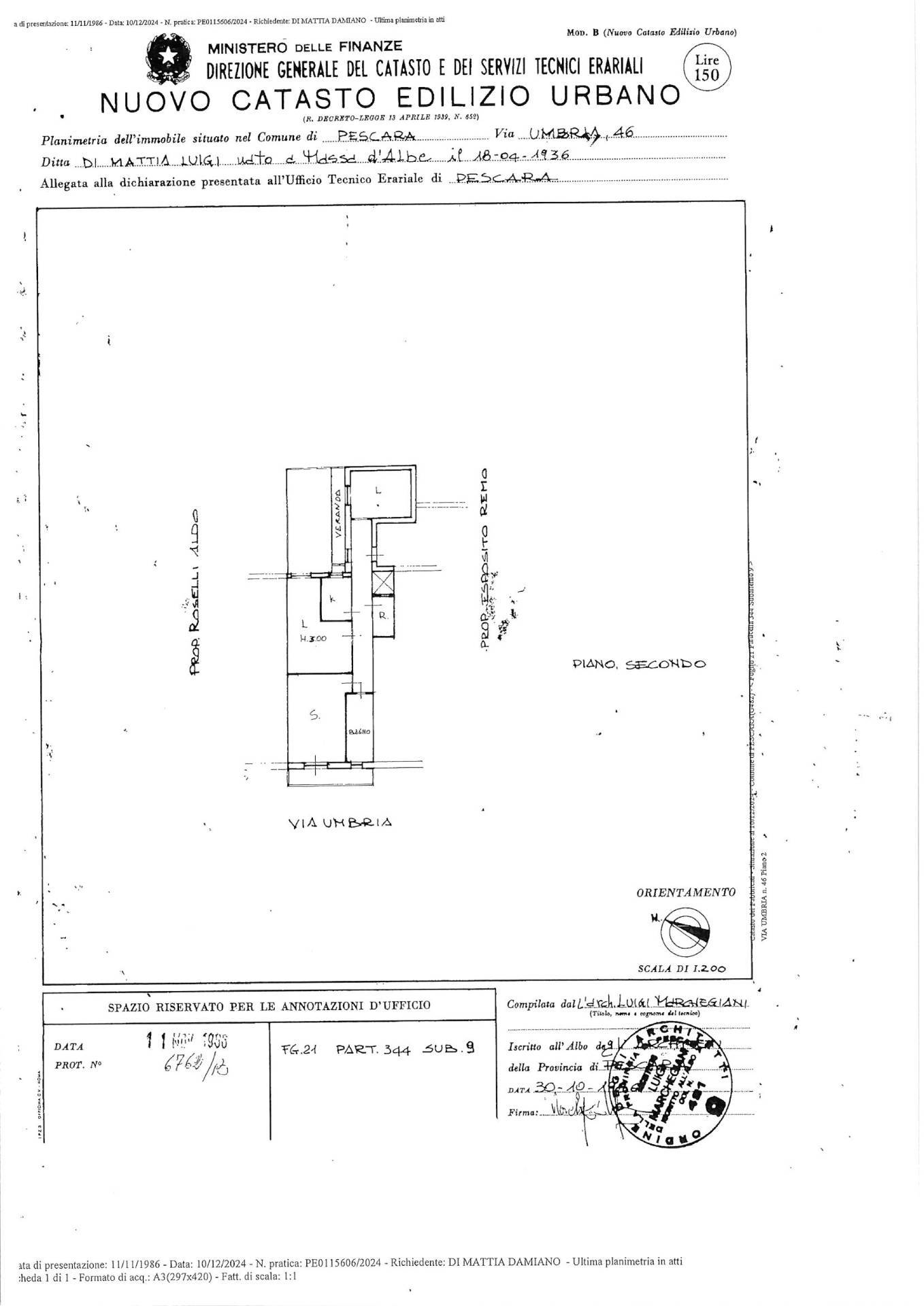 Immagine 52 di Appartamento in vendita  in Via Umbria 46 a Pescara