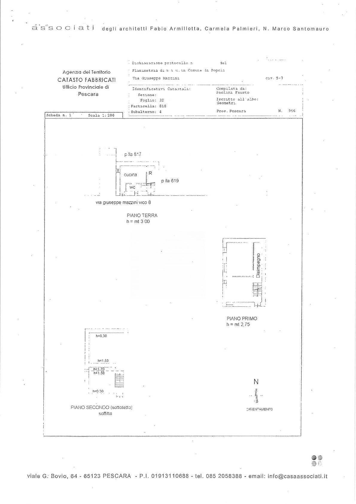 Immagine 46 di Casa indipendente in vendita  in Via Mazzini Vico 8 a Popoli