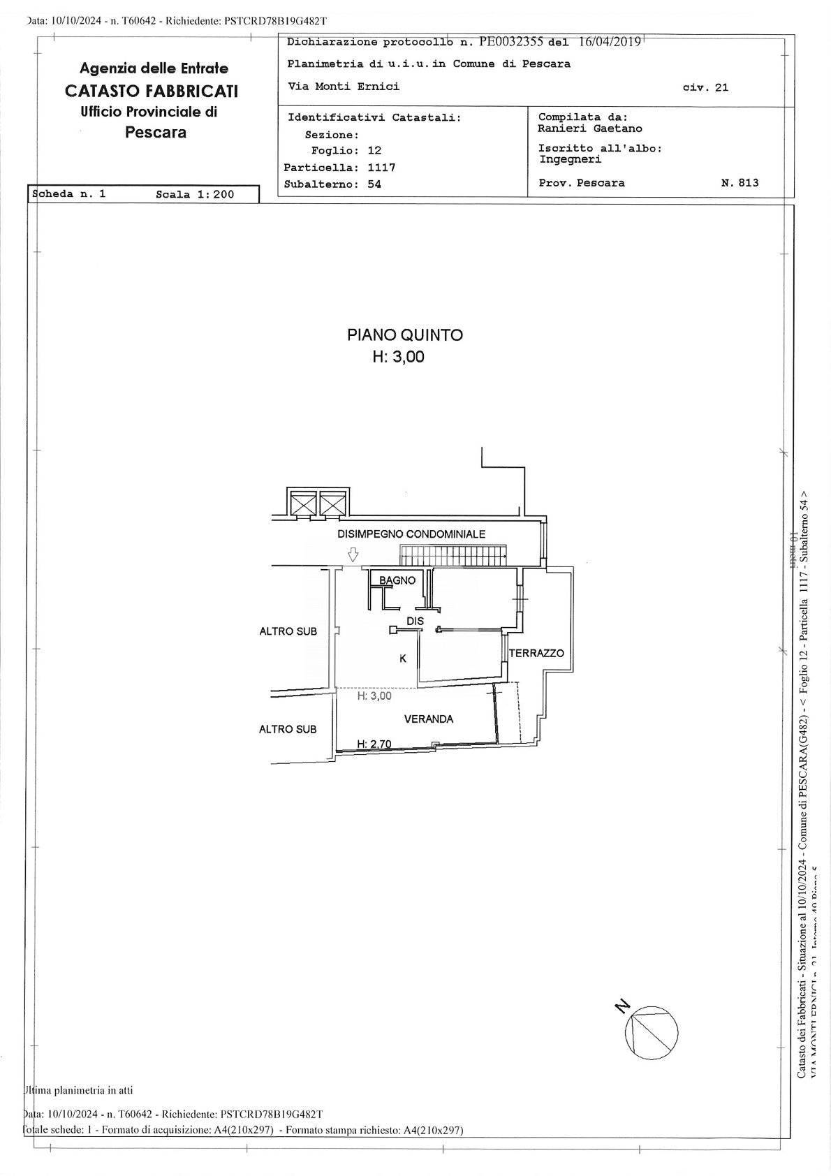 Immagine 51 di Appartamento in vendita  in Via Monti Ernici a Pescara