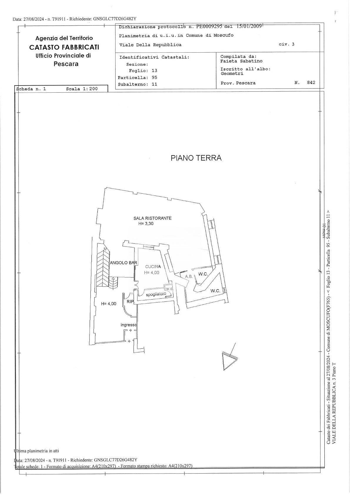 Immagine 8 di Locale commerciale in vendita  in Via della Repubblica a Moscufo