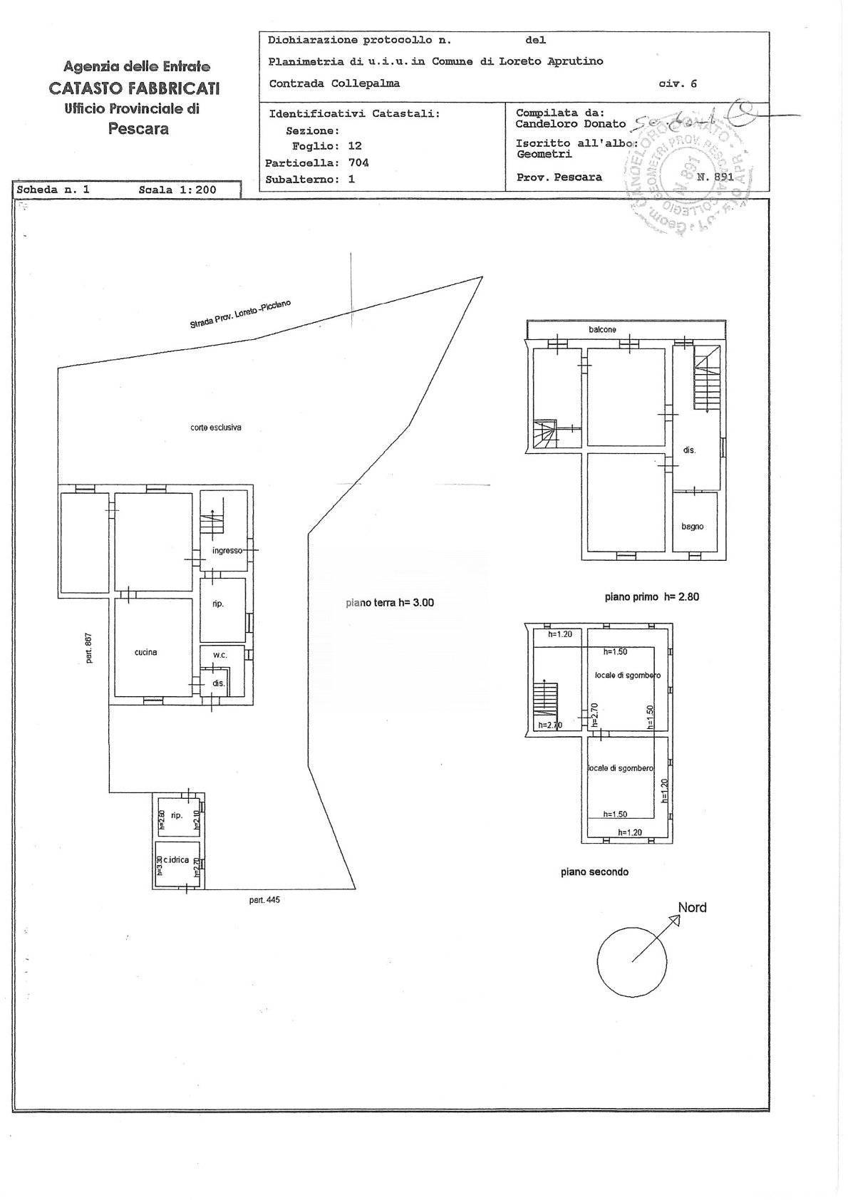 Immagine 64 di Casa semindipendente in vendita  in Contrada COLLEPALMA 6/7 a Loreto Aprutino