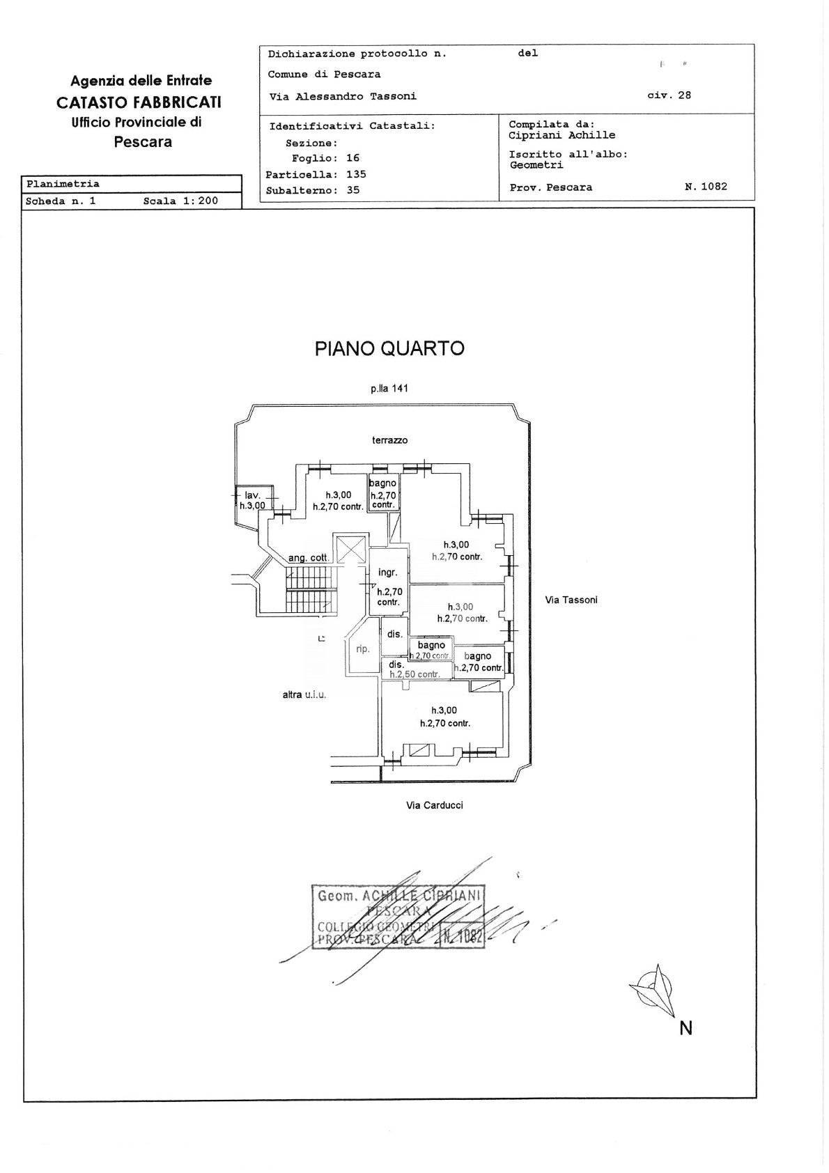 Immagine 83 di Appartamento in vendita  in Via Tassoni a Pescara