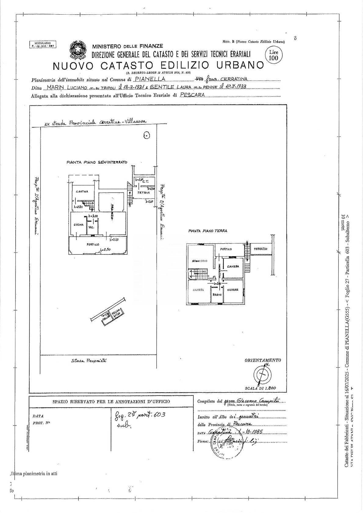 Immagine 102 di Casa indipendente in vendita  in Via dei Platani 88 a Pianella