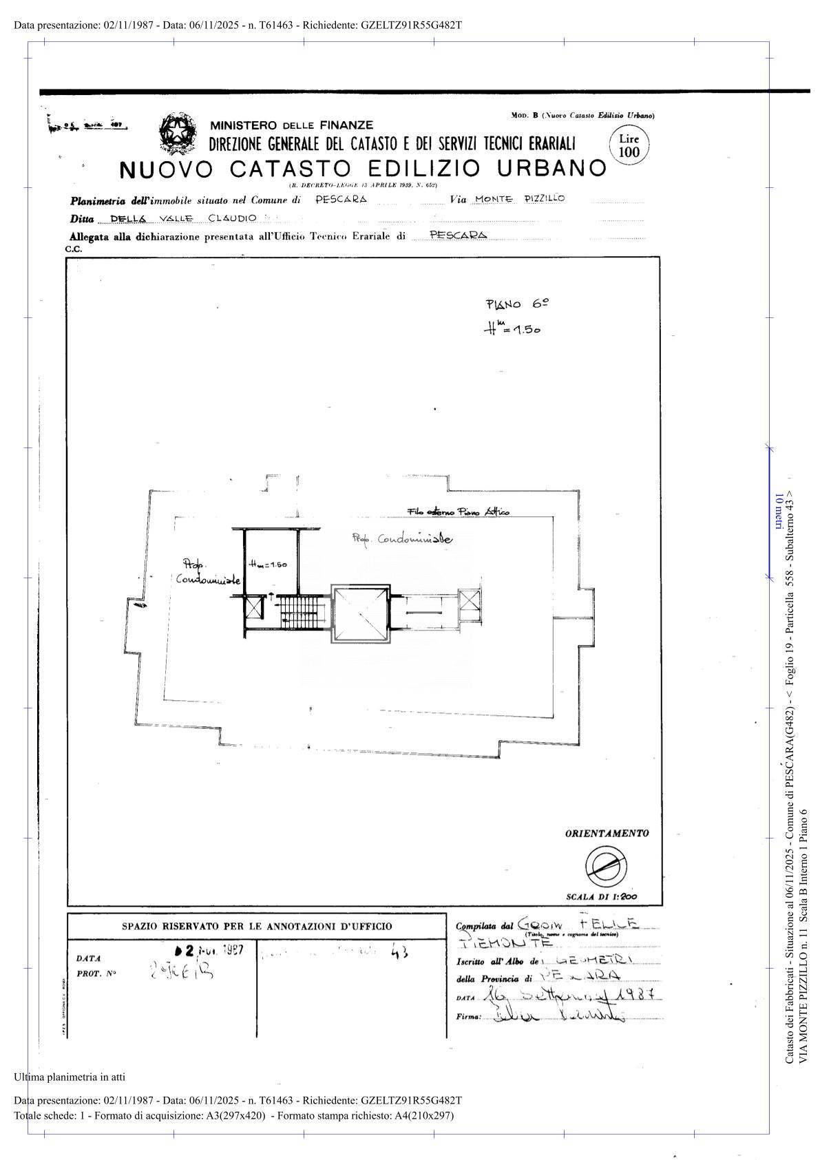 Immagine 39 di Appartamento in vendita  in Via Monte Pizzillo a Pescara