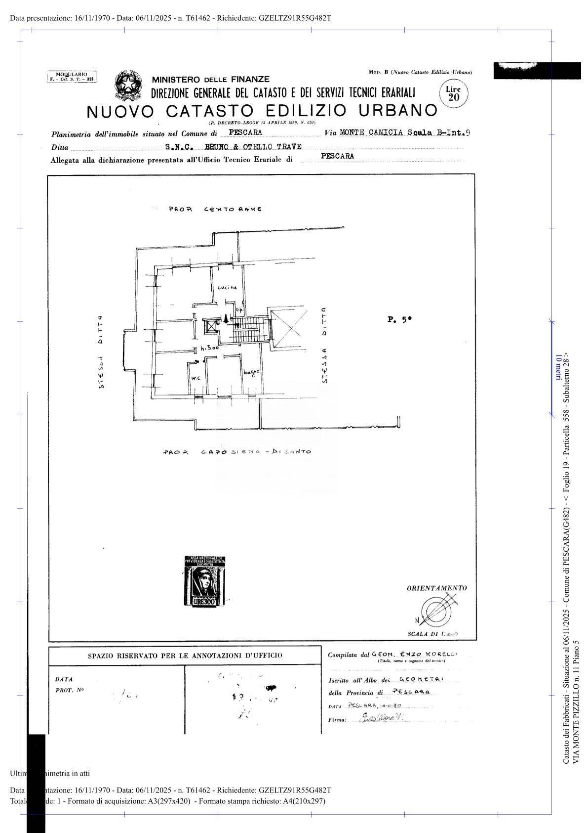 Immagine 40 di Appartamento in vendita  in Via Monte Pizzillo a Pescara