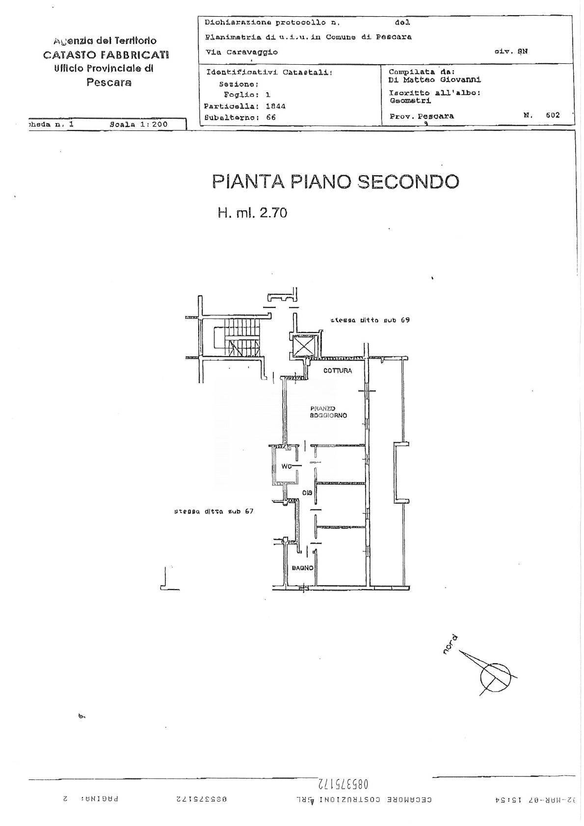 Immagine 43 di Appartamento in vendita  in Via Caravaggio a Pescara