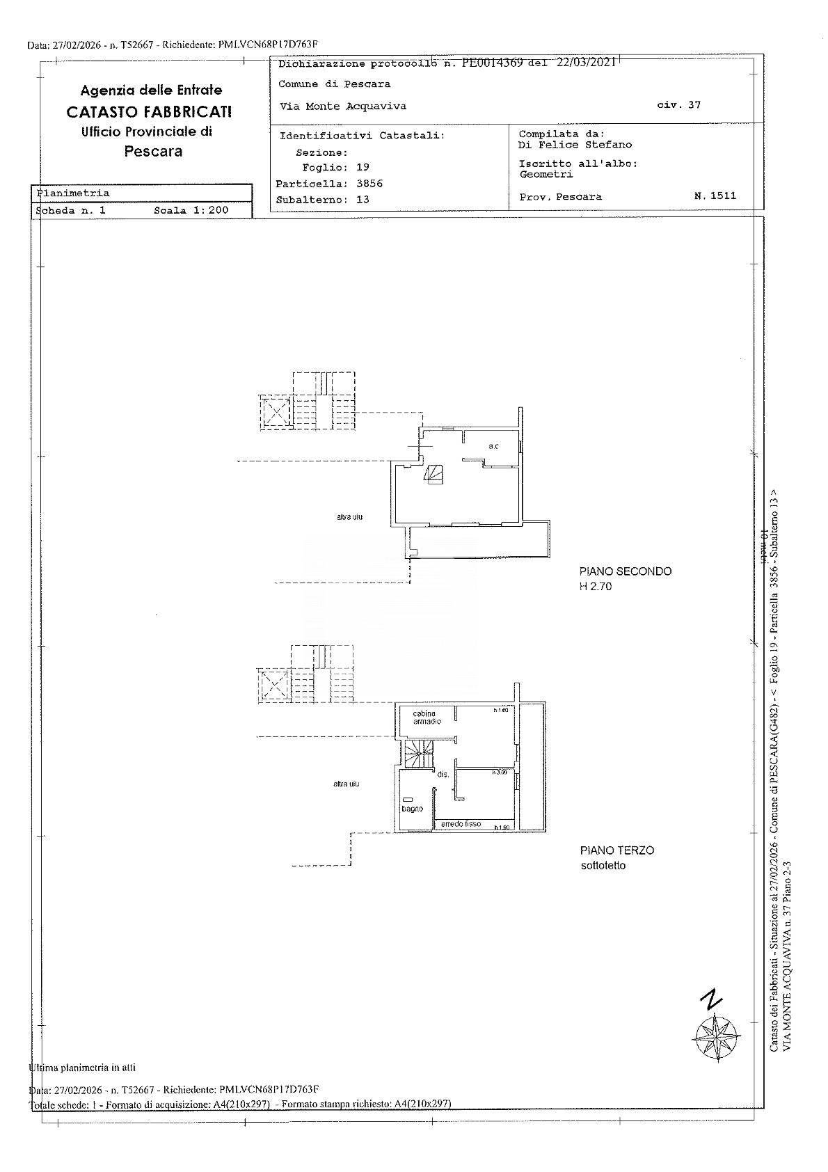 Immagine 37 di Appartamento in vendita  in Via Monte Acquaviva a Pescara