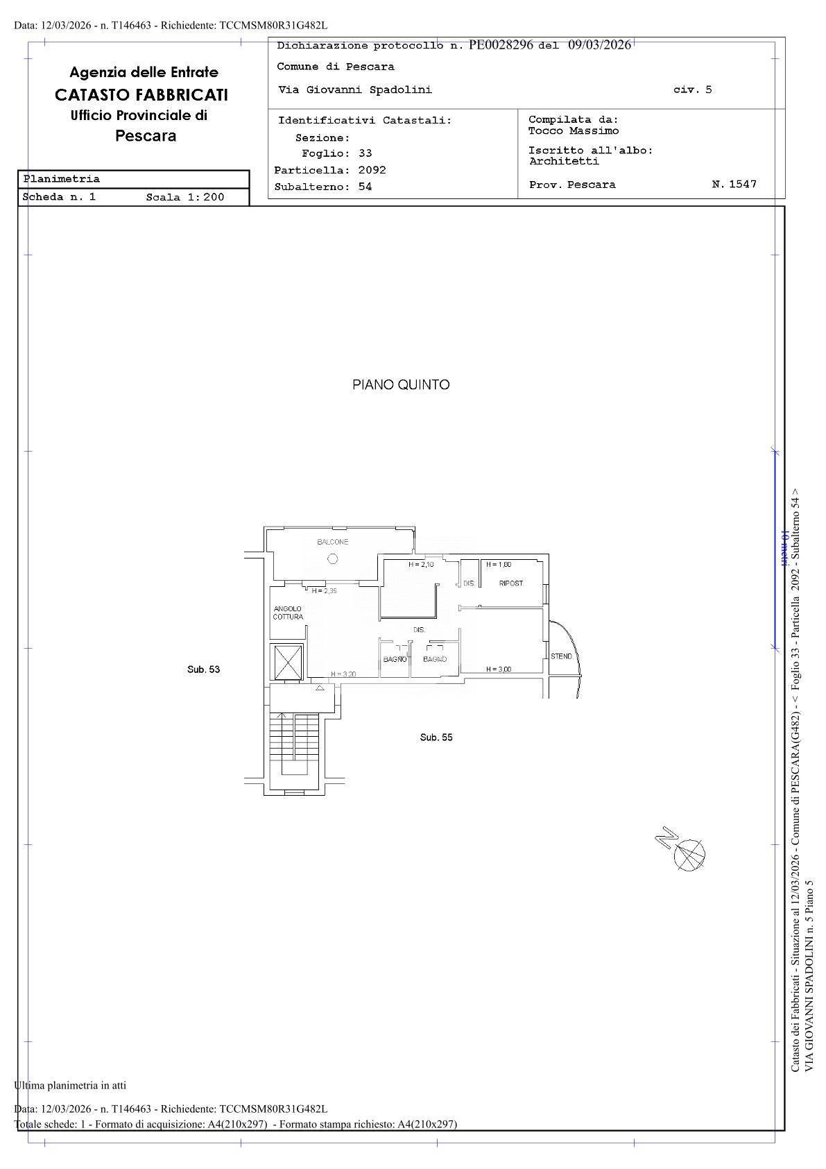 Immagine 61 di Appartamento in vendita  in Via G. Spadolini a Pescara