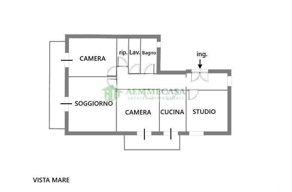 Immagine 29 di Appartamento in vendita  in Via Andrea Doria 20 a Gravina Di Catania
