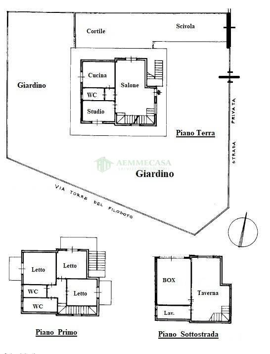 Immagine 32 di Villa in vendita  in Via Torre del Filosofo 4 a Gravina Di Catania