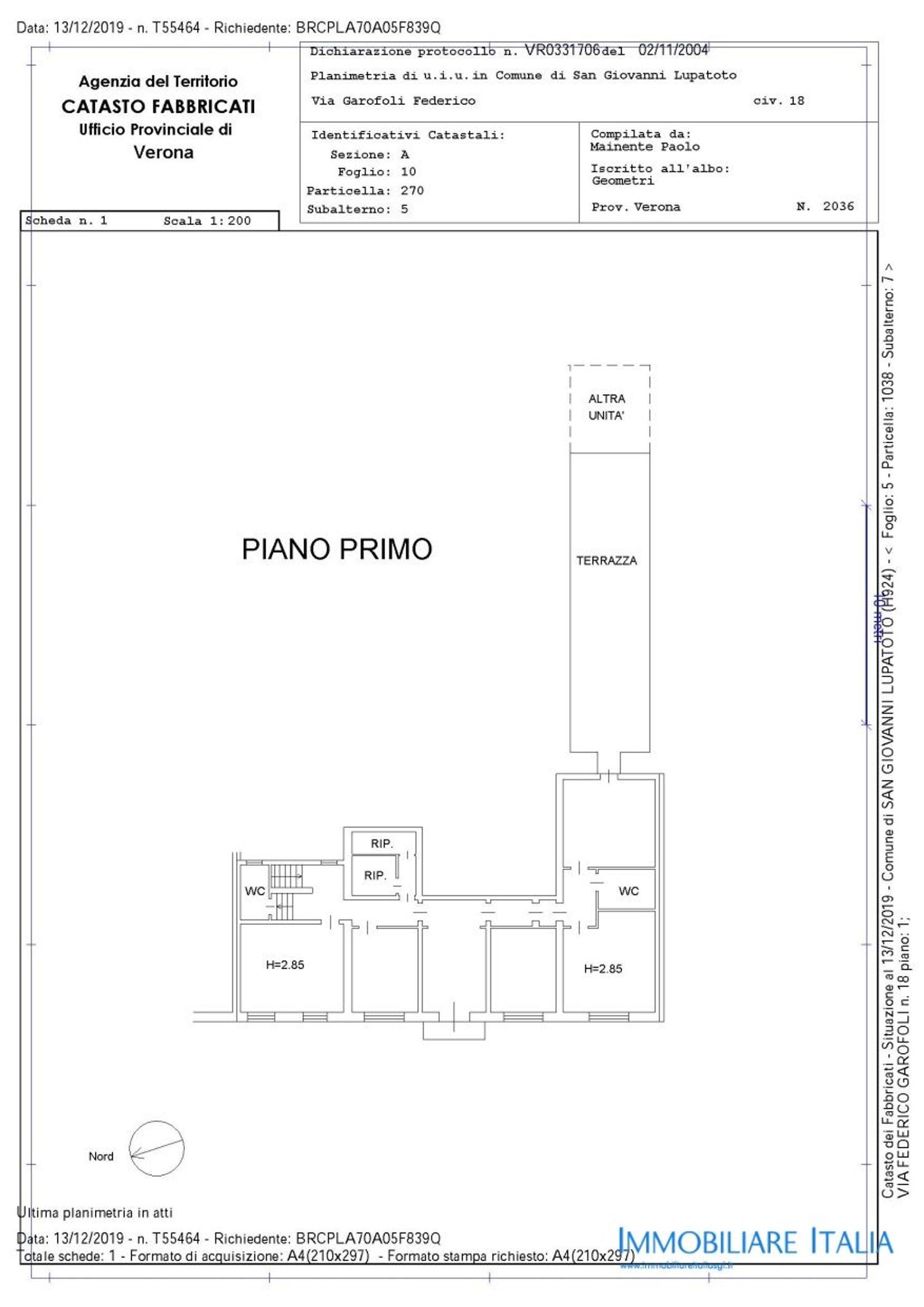 Immagine 6 di Casa indipendente in vendita  in Dott. F. Garofoli 18 a San Giovanni Lupatoto