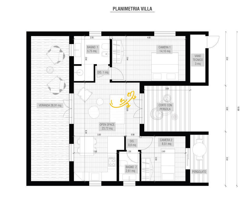 Immagine 43 di Villa in vendita  in Polignano a Polignano A Mare