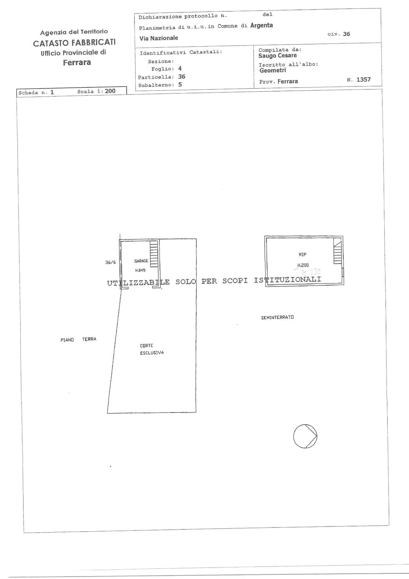 Immagine 60 di Villetta a schiera in vendita  in via Nazionale 36 a Argenta