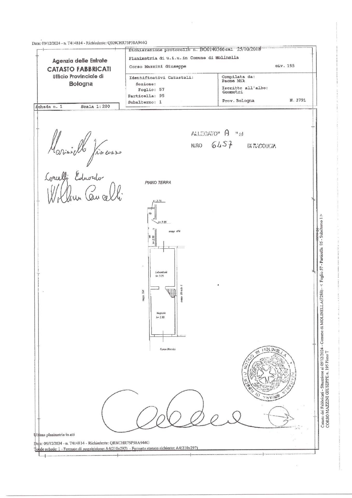Immagine 20 di Locale commerciale in vendita  in Corso Giuseppe Mazzini 193 a Molinella