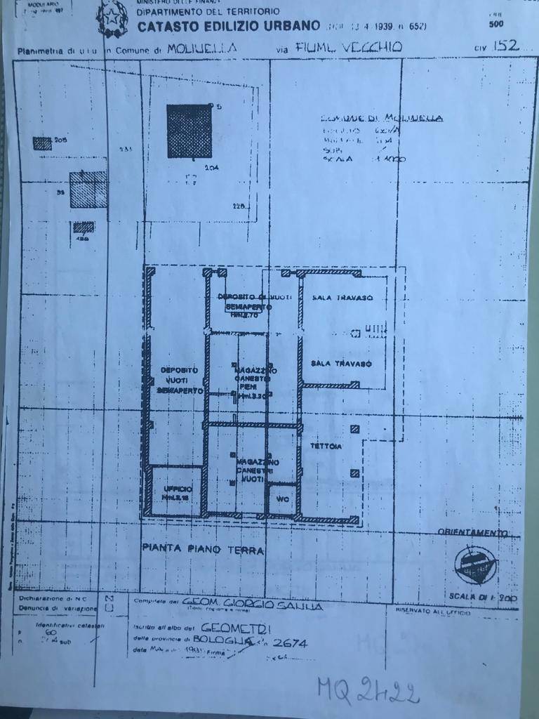 Immagine 32 di Terreno residenziale in vendita  in Via Fiume Vecchio 152 a Molinella