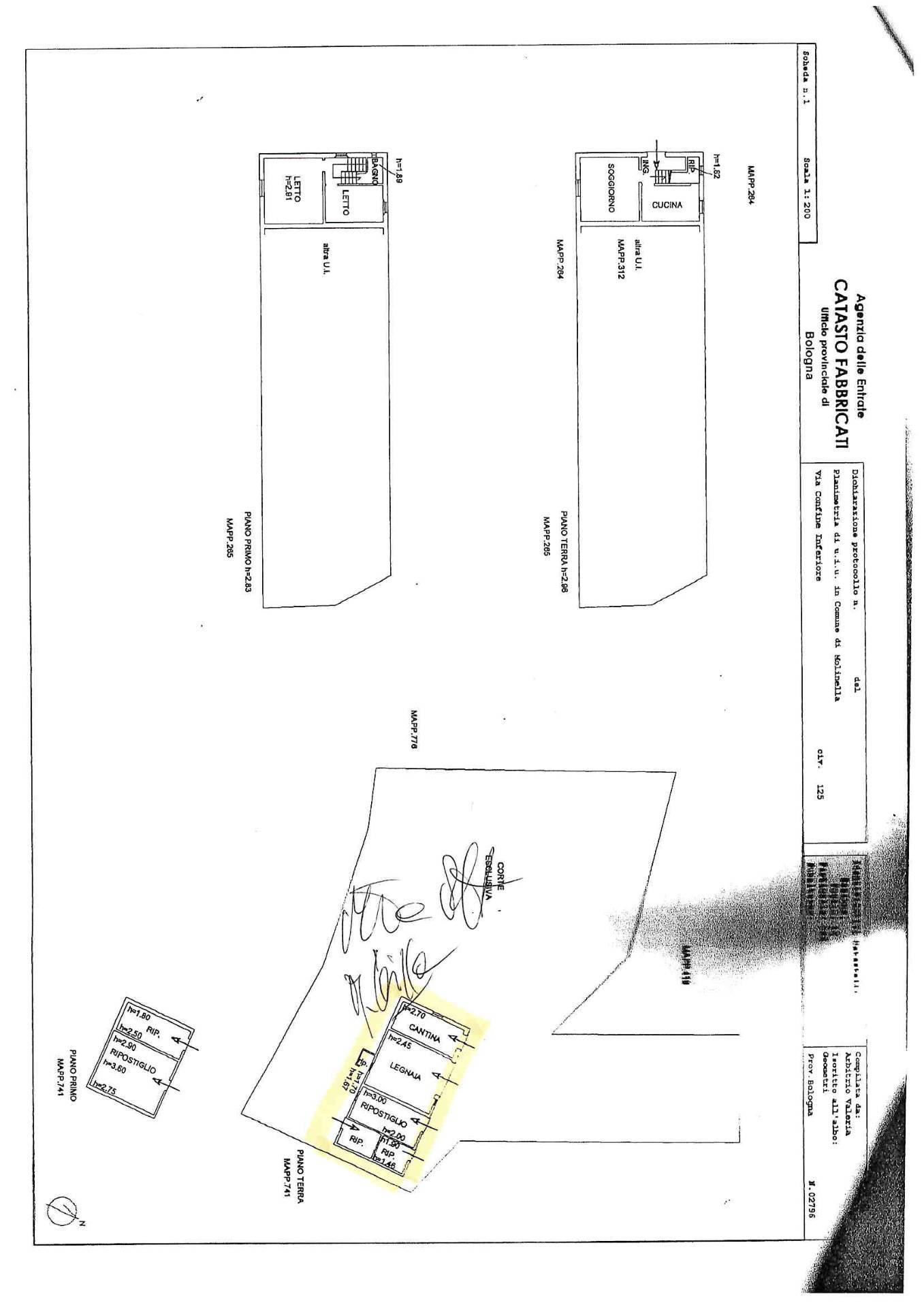 Immagine 50 di Villetta a schiera in vendita  in via confine inferiore 125 a Molinella
