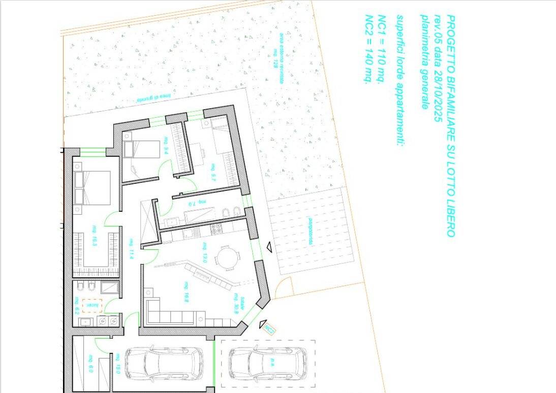 Immagine 10 di Villetta a schiera in vendita  in Via provinciale Circonvallazione a Molinella