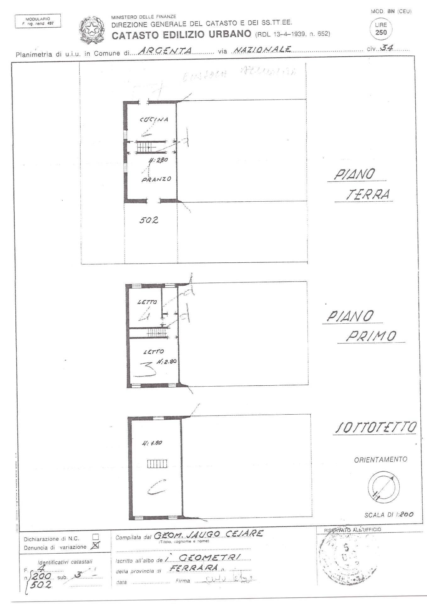 Immagine 57 di Villetta a schiera in vendita  in Via Nazionale 36 a Argenta