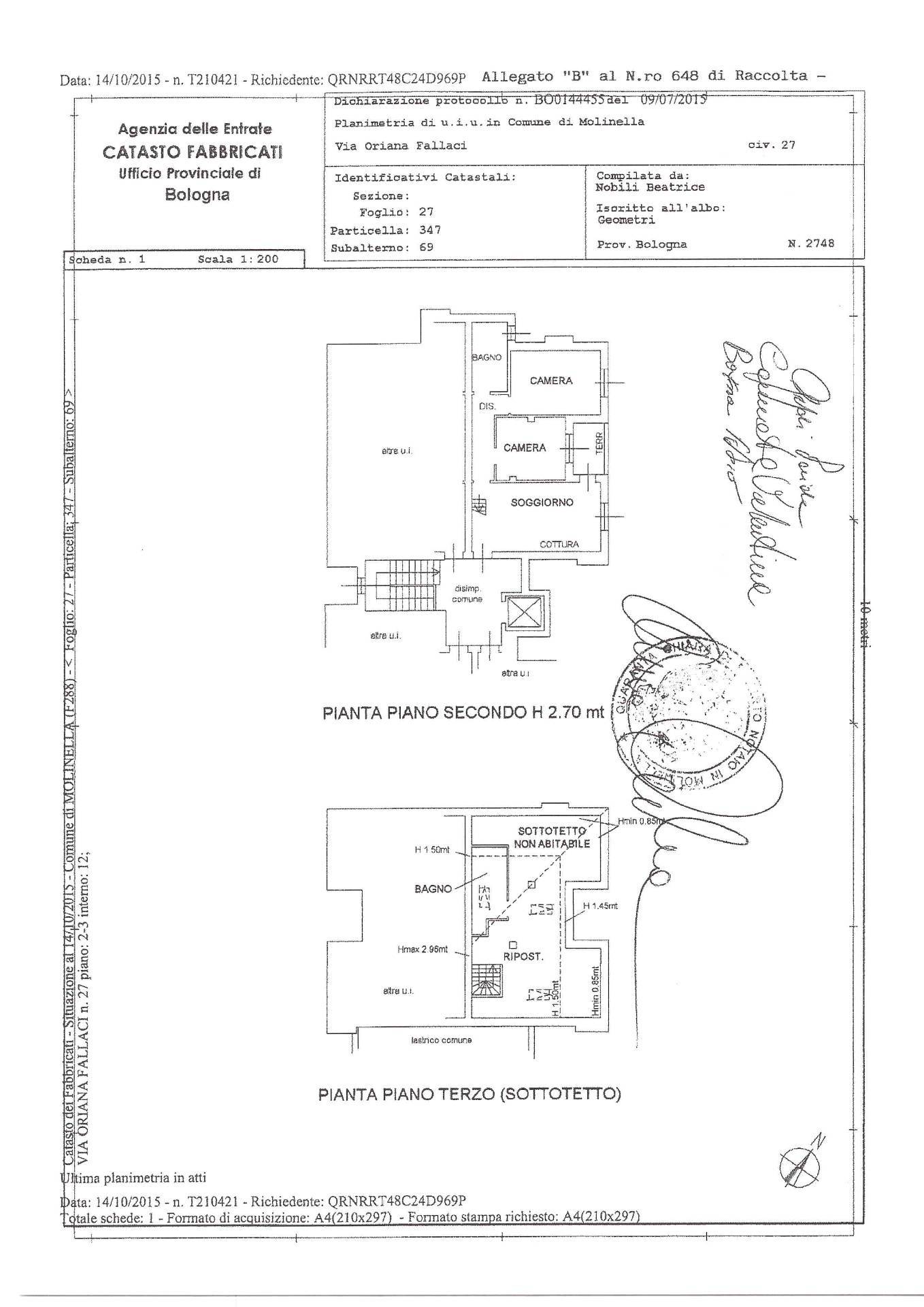 Immagine 86 di Appartamento in vendita  in Via Orlana Fallaci 27 a Molinella