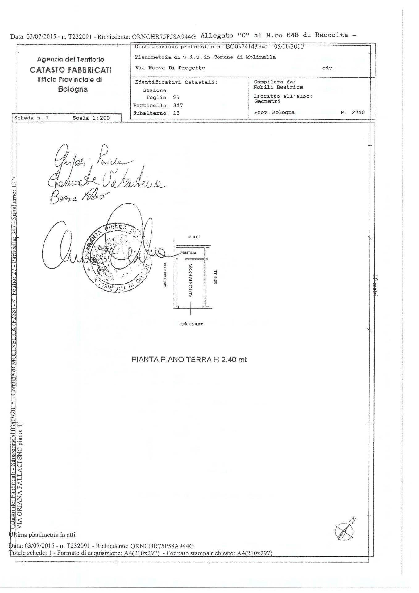 Immagine 87 di Appartamento in vendita  in Via Orlana Fallaci 27 a Molinella