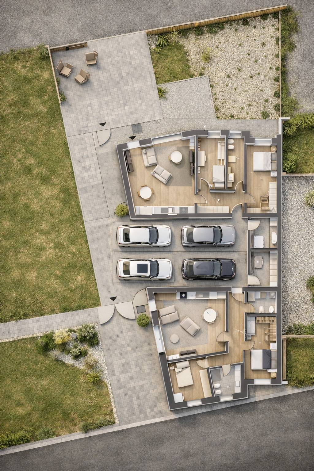 Immagine 3 di Villetta a schiera in vendita  in Via Provinciale Circonvallazione 1 a Molinella