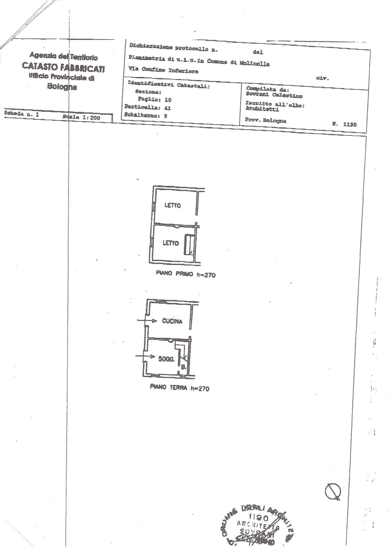 Immagine 70 di Villetta a schiera in vendita  in Via Confine Inferiore 141 - 143 a Molinella