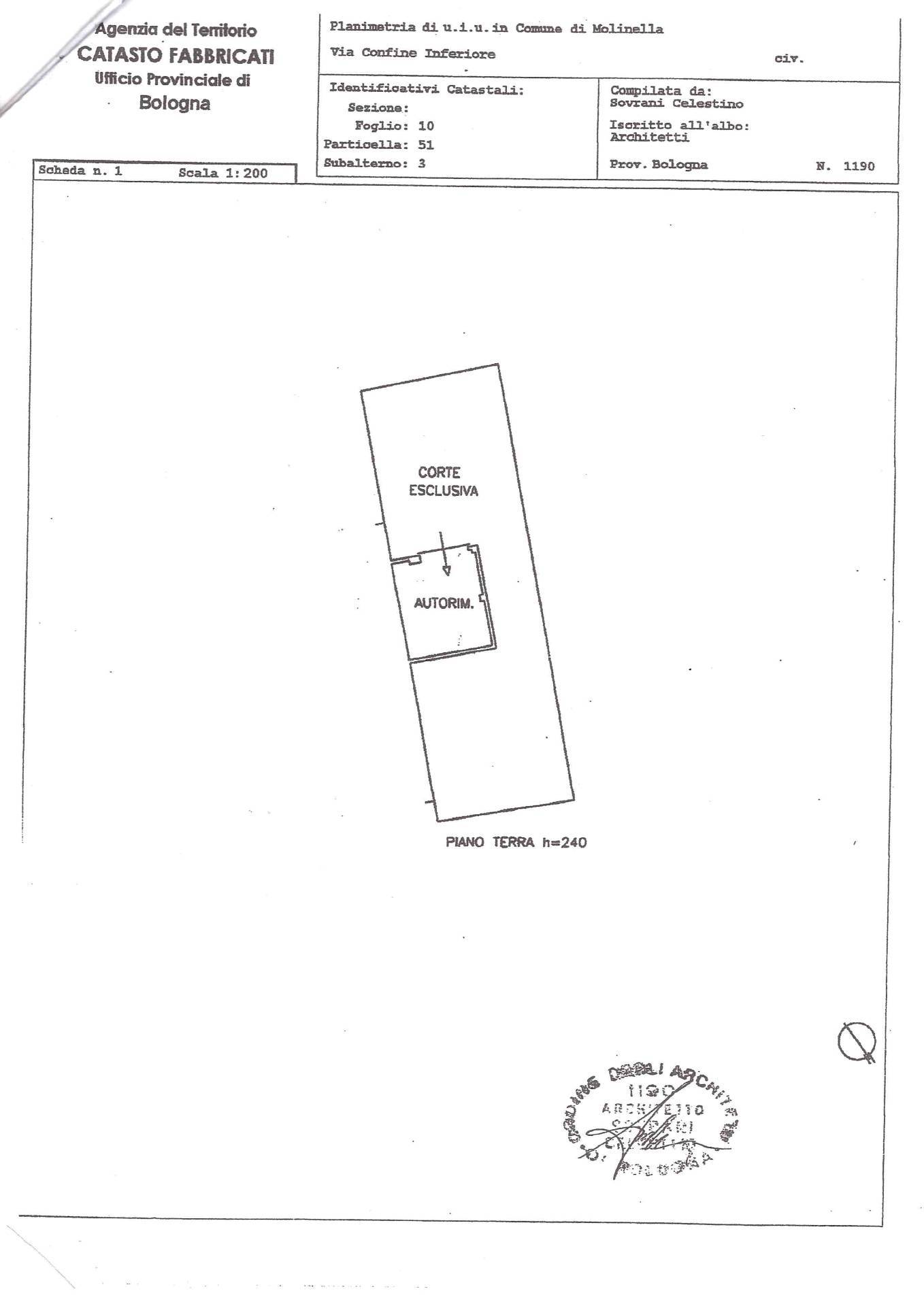 Immagine 69 di Villetta a schiera in vendita  in Via Confine Inferiore 141 - 143 a Molinella