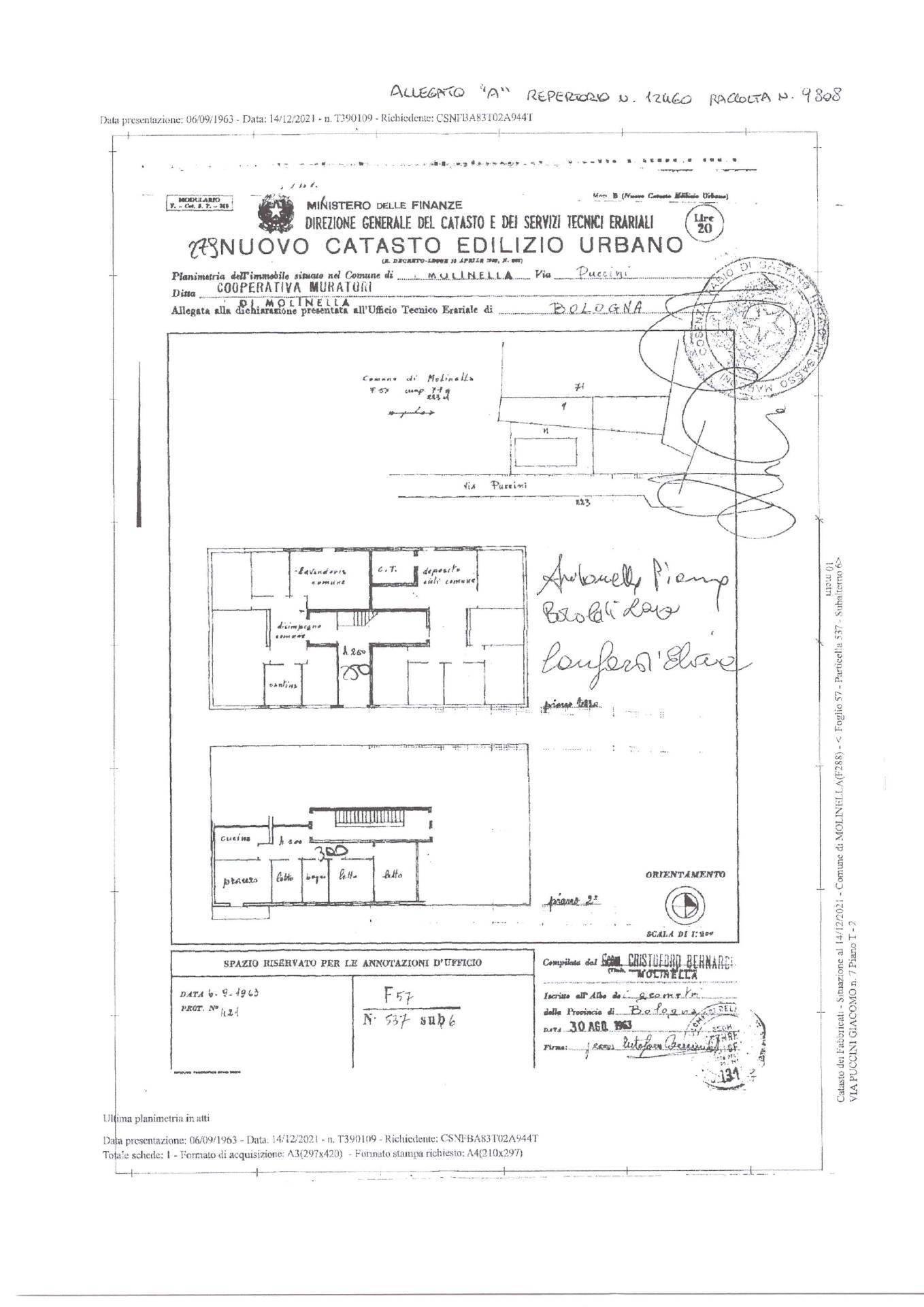 Immagine 79 di Appartamento in vendita  in via puccini 7 a Molinella