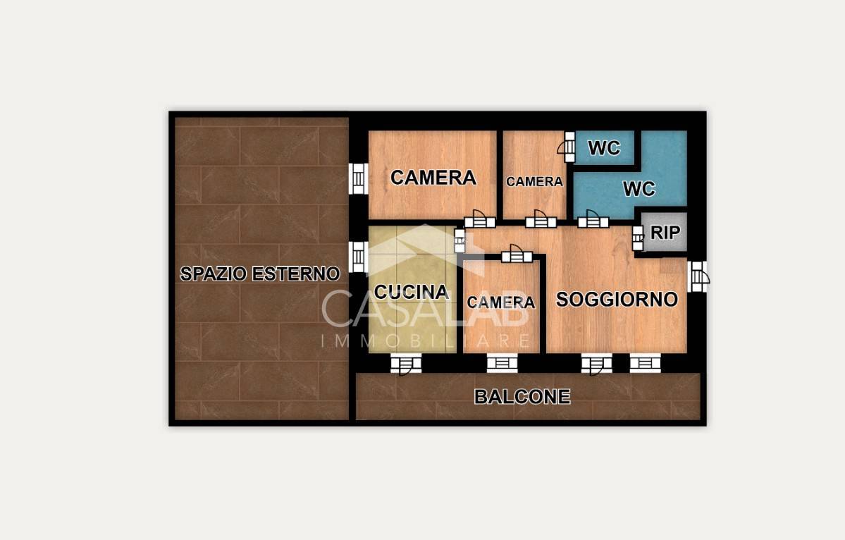 Immagine 22 di Appartamento in vendita  in via Campania 14 a Carini