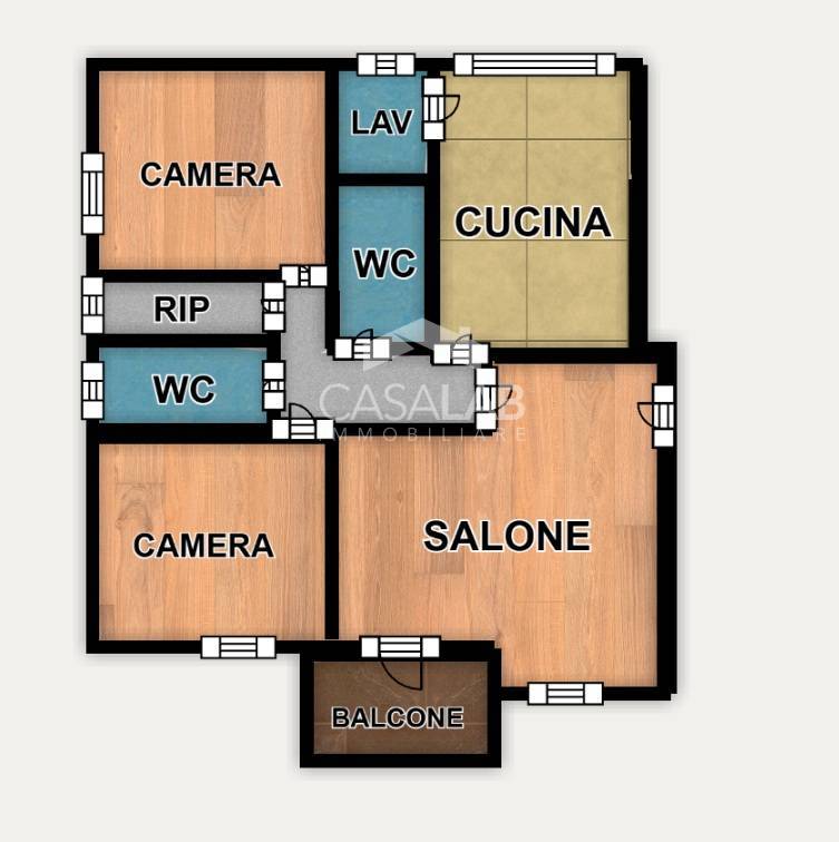 Immagine 21 di Appartamento in vendita  in Via Tommaso Natale 94 a Palermo