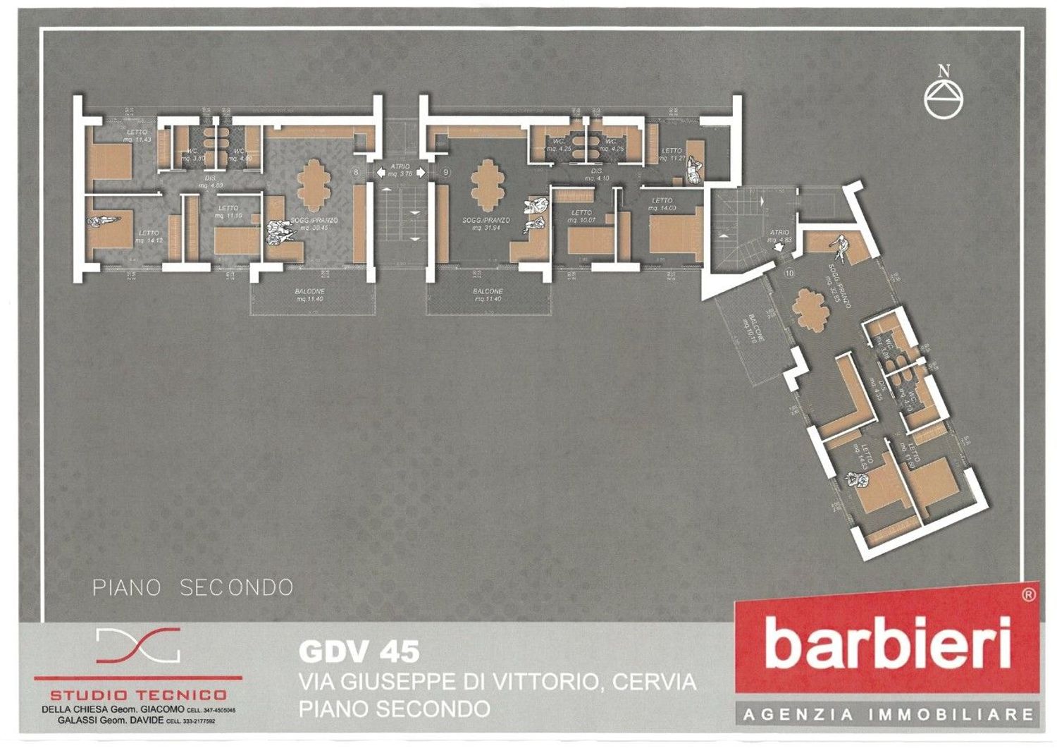 Immagine 14 di Appartamento in vendita  in Giuseppe di Vittorio a Cervia