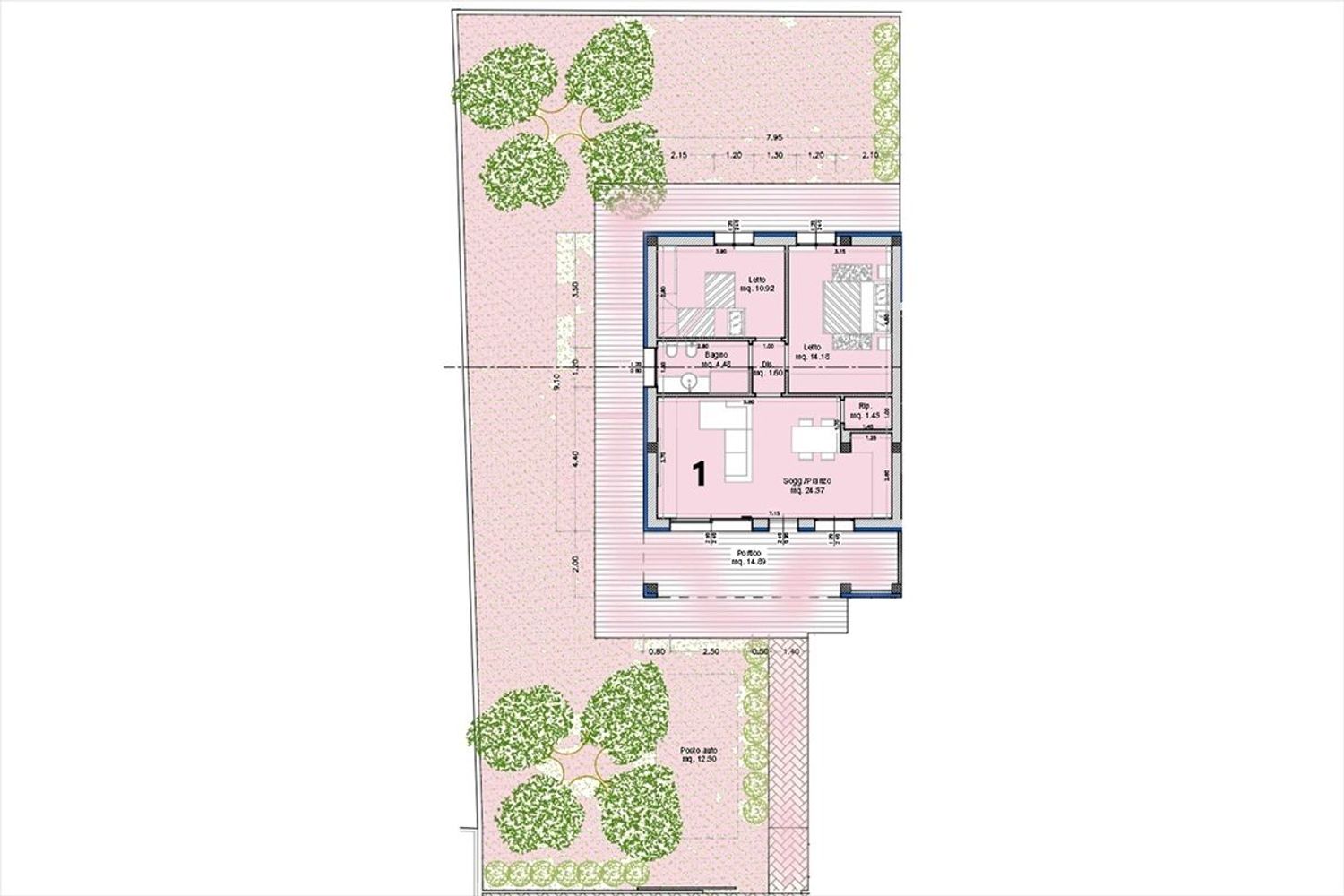 Immagine 9 di Appartamento in vendita  in del Trullo a Cervia