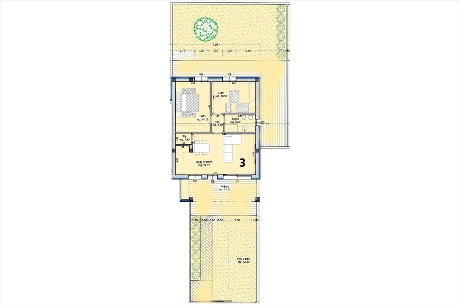 Immagine 10 di Appartamento in vendita  in del Trullo a Cervia