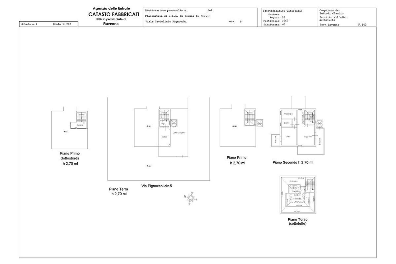 Immagine 20 di Appartamento in vendita  in T. Pignocchi 5 a Cervia