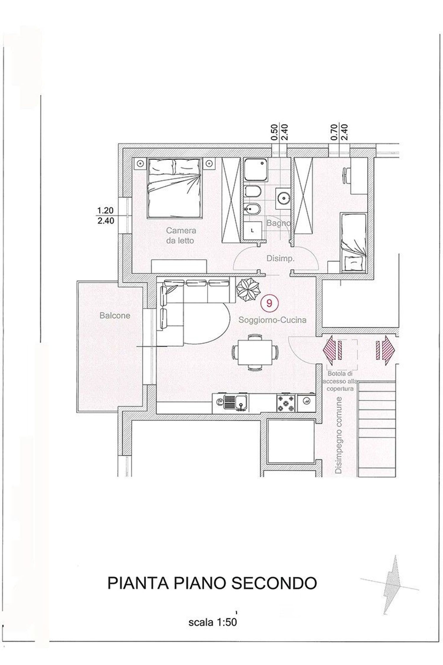 Immagine 17 di Appartamento in vendita  in Grazia Deledda a Cervia