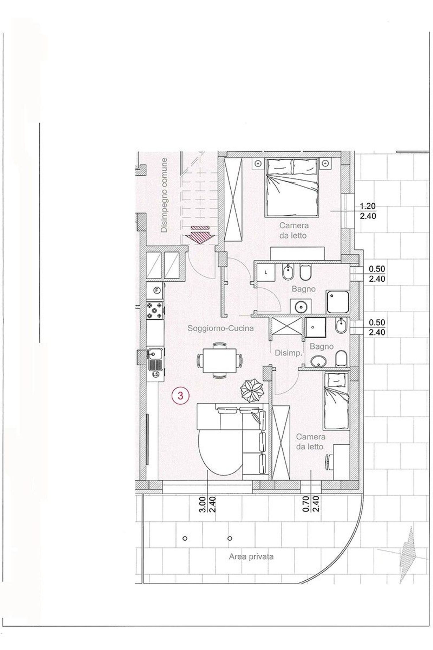 Immagine 18 di Appartamento in vendita  in Grazia Deledda a Cervia