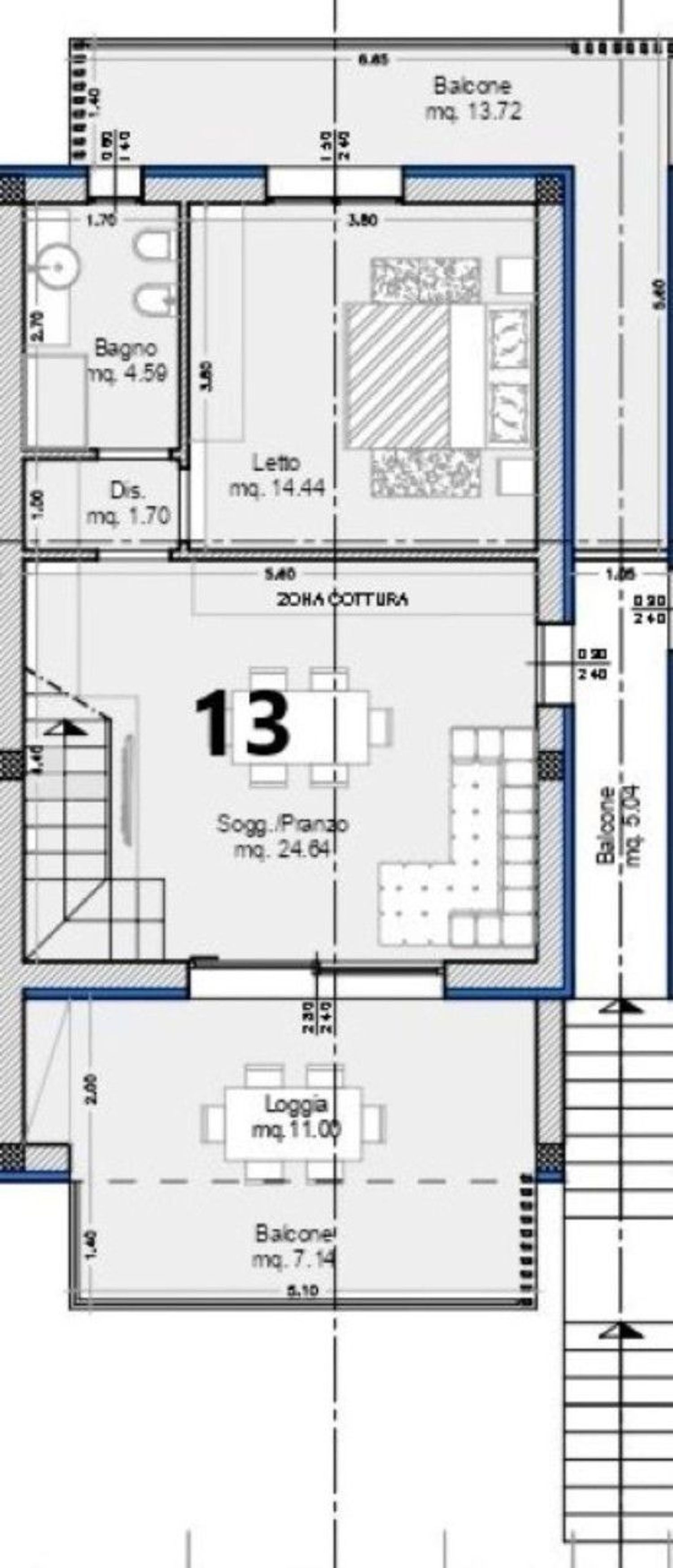 Immagine 15 di Appartamento in vendita  in del Trullo a Cervia