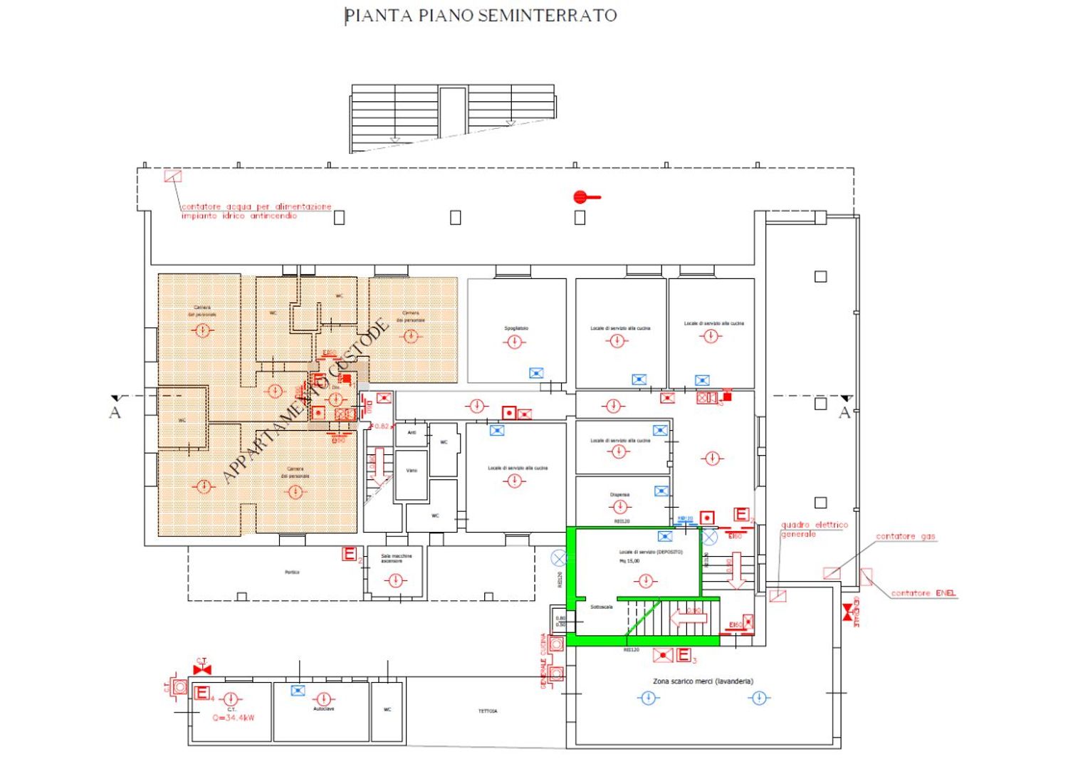 Immagine 15 di Locale commerciale in vendita  in Giosuè Carducci a Cesenatico