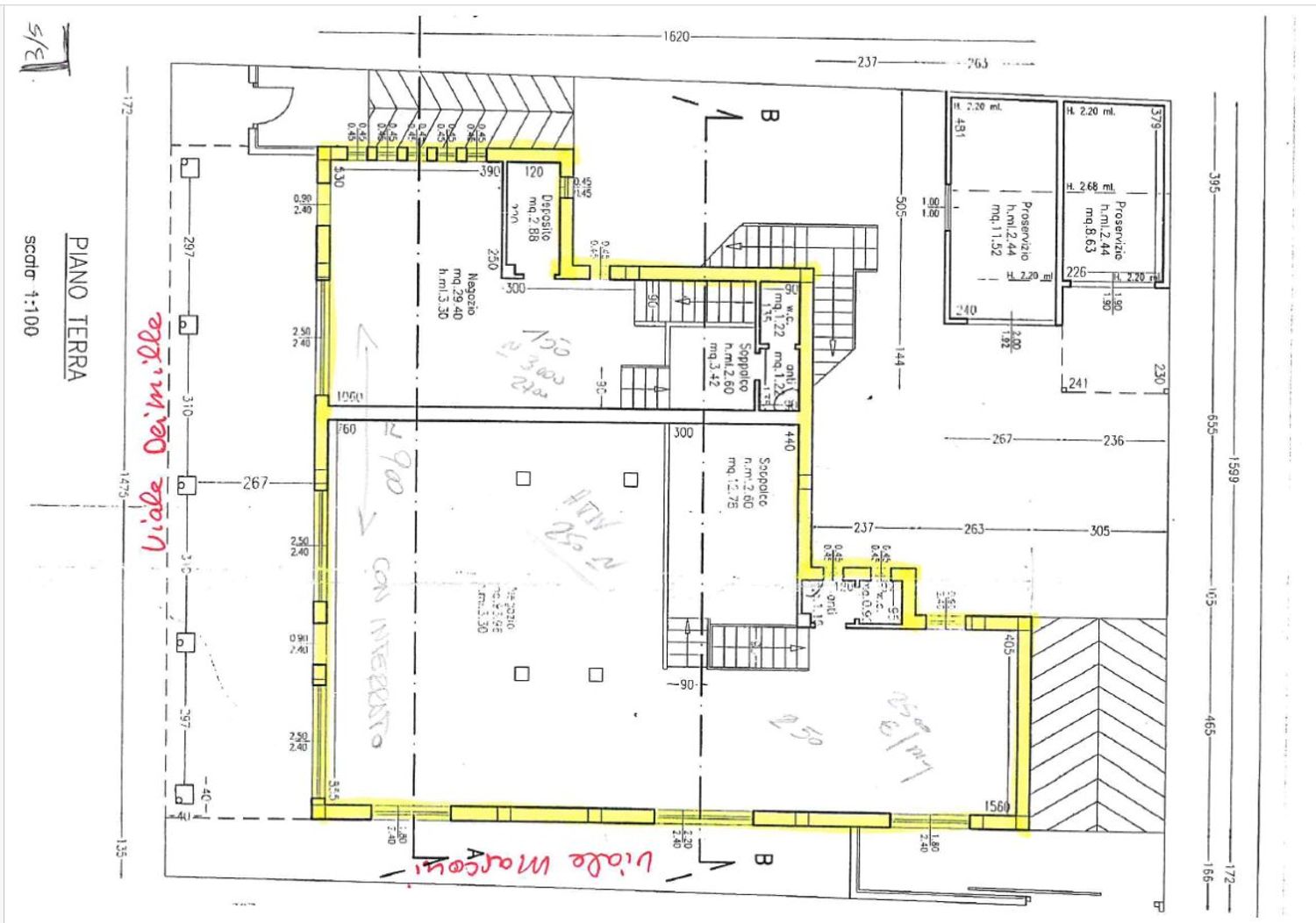 Immagine 2 di Locale commerciale in vendita  in dei Mille a Cervia