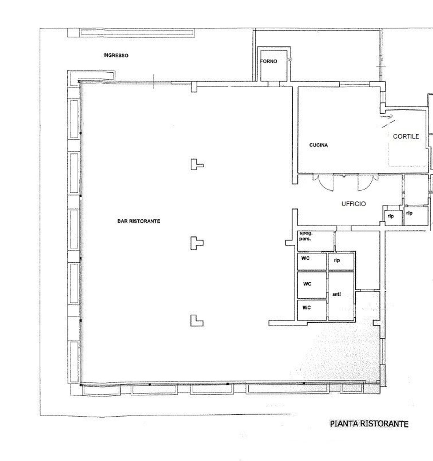 Immagine 5 di Locale commerciale in vendita  a Ravenna