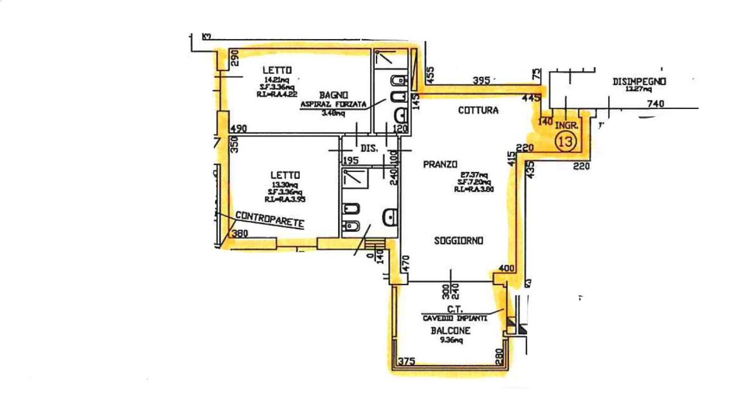 Immagine 11 di Appartamento in vendita  in Giulio Natta a Cervia