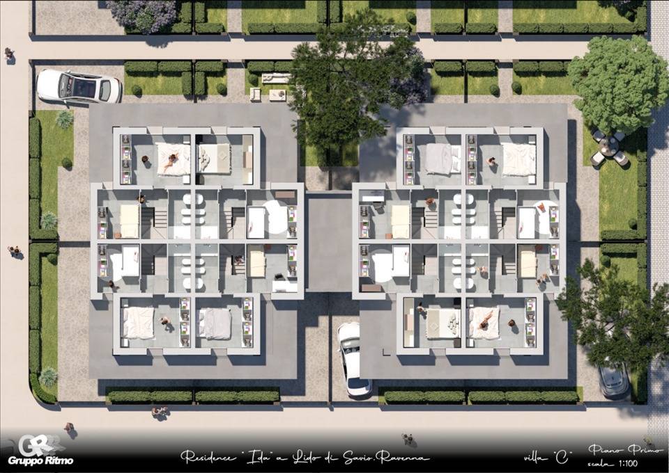 Immagine 6 di Villetta a schiera in vendita  in via Galeata 1 a Ravenna