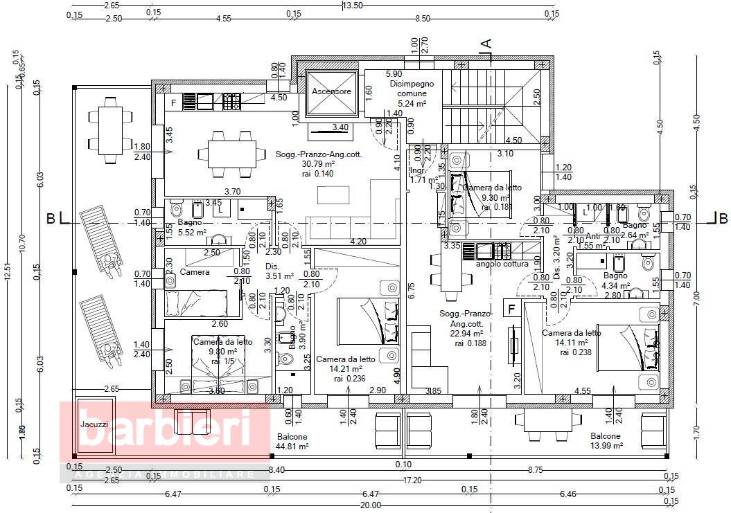 Immagine 15 di Appartamento in vendita  in Piazzale Napoli 1 a Cervia