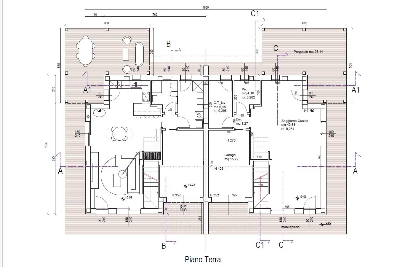 Immagine 7 di Casa semindipendente in vendita  in Via Ravennate 6500 a Cesena